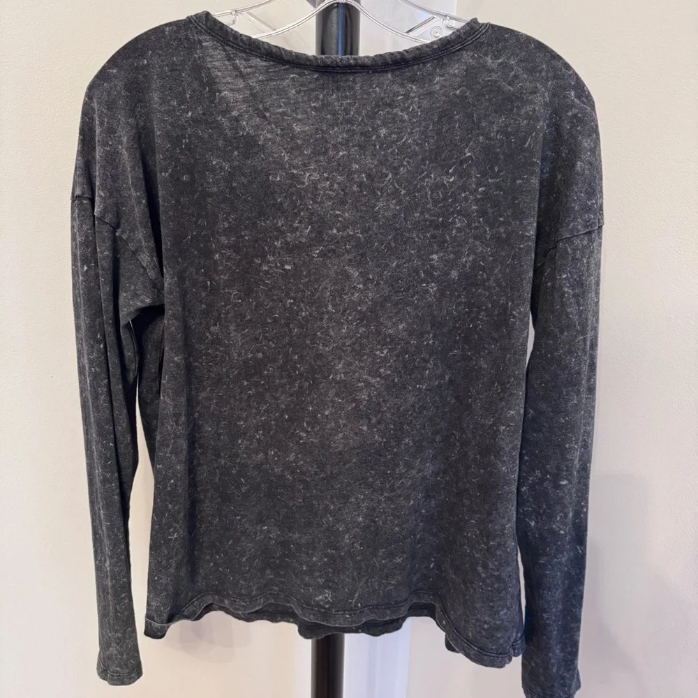 GAP Cotton Vintage Washed Long Sleeve Henley - Picture 3 of 5